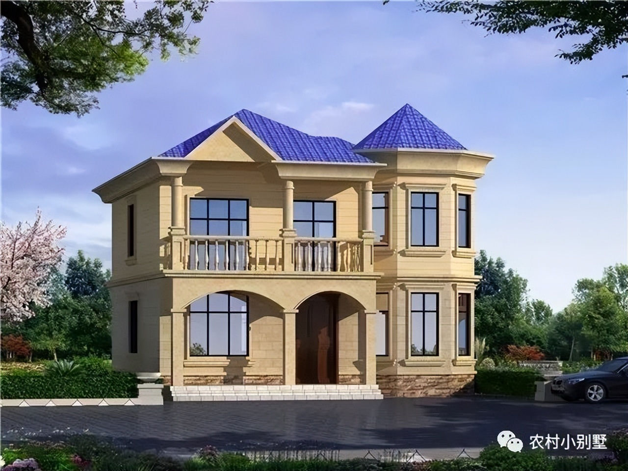 农村受欢迎的10套二层别墅,造价仅20万,农村自建房不二选择