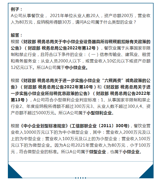 中小微,小微,小型,微型,小型微利企業劃分標準是什麼呢?