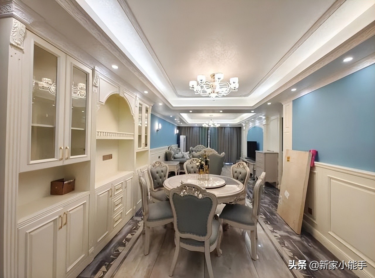 141平简欧混搭风格，全屋装修花了100万，太奢华了，看着都羡慕