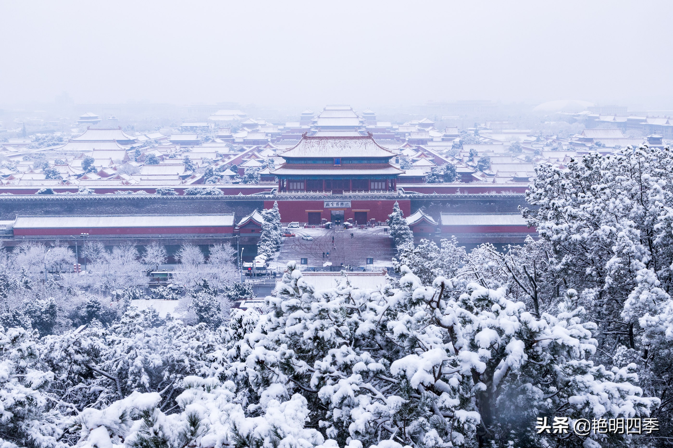 春天里，在紫禁城看一场大雪，与冬天做一个郑重的告别