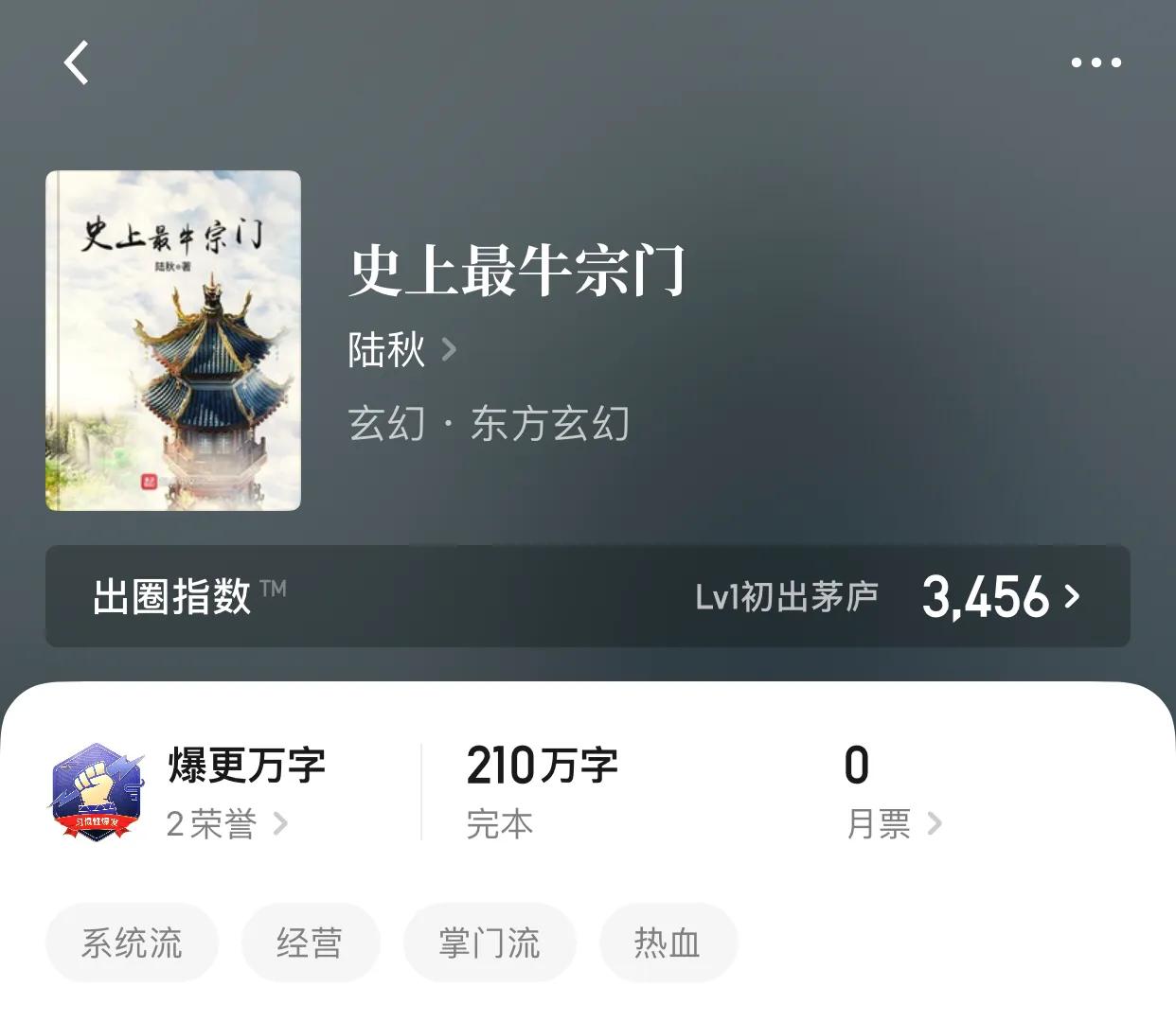 八本最强宗门流小说，某山上，某湖旁，某树边，有座破庙，是最强