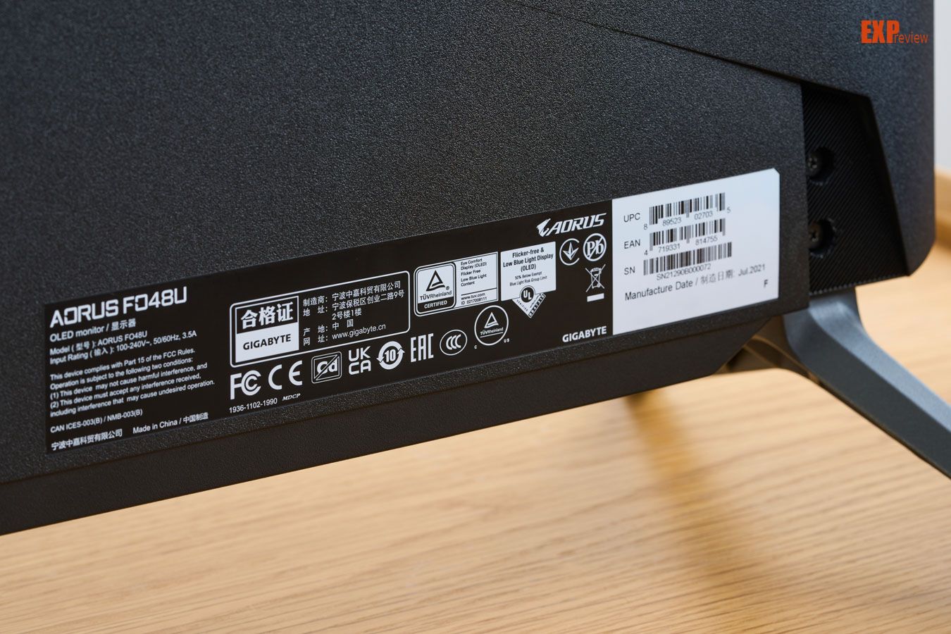 ?技嘉AORUS FO48U顯示器評測：無須多言的OLED利器