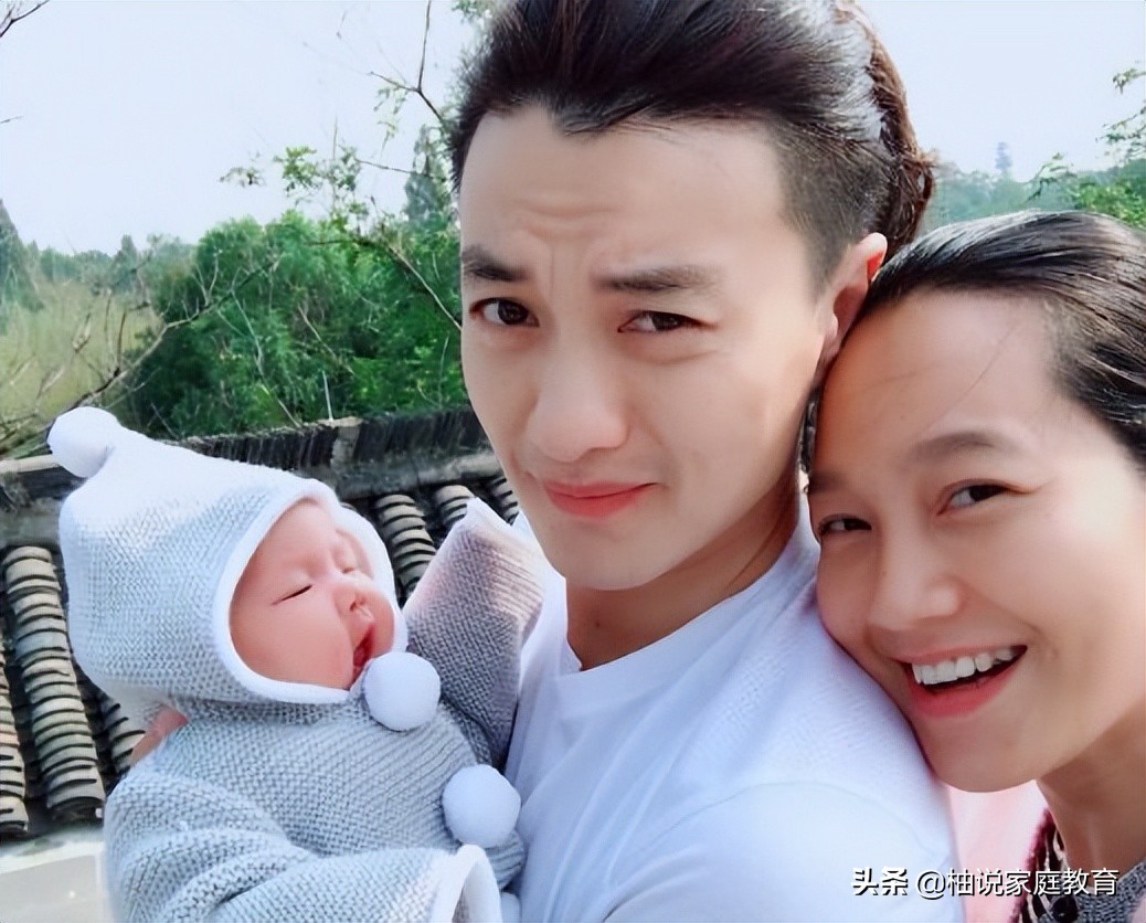 朱丹晒儿女萌照：一对宝贝快乐成长，温馨瞬间暖人心