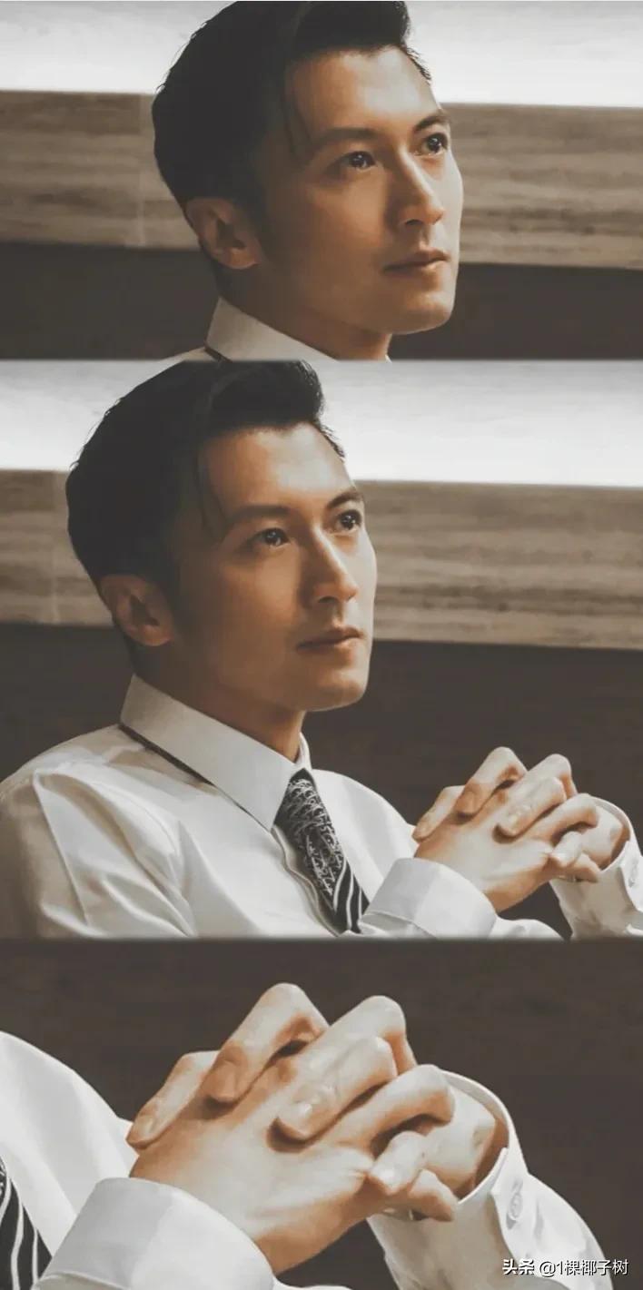 穿西装的谢霆锋 虽然很帅 目光全在那闪亮的增高鞋上