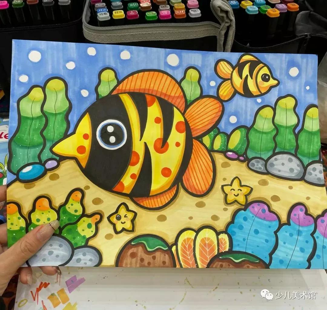 创意美术—太美了！超好看的40幅创意儿童画，张张精品，经典收藏