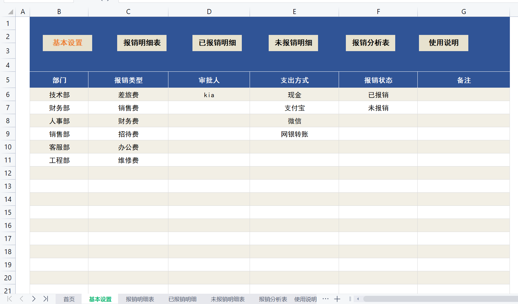 不愧是名校毕业的会计，手工编写的Excel报销管理系统，太实用了