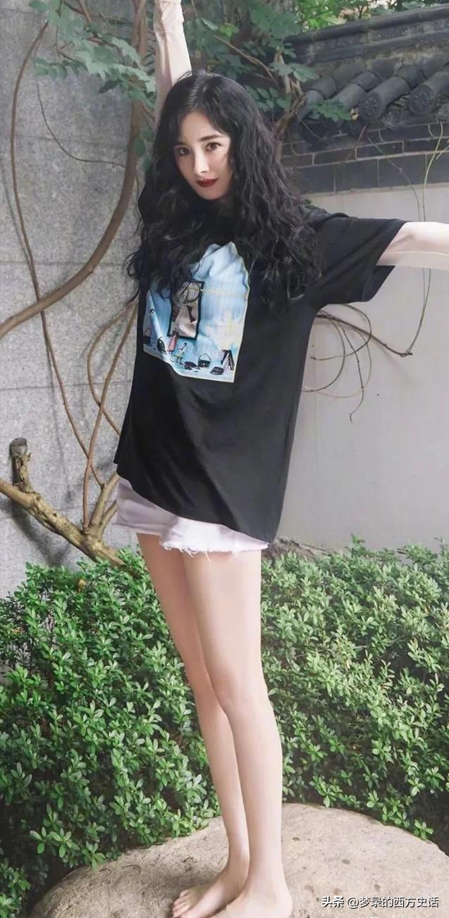 上半身貌美如花，下半身歪七八扭，这9位女星镜头前后反差好大
