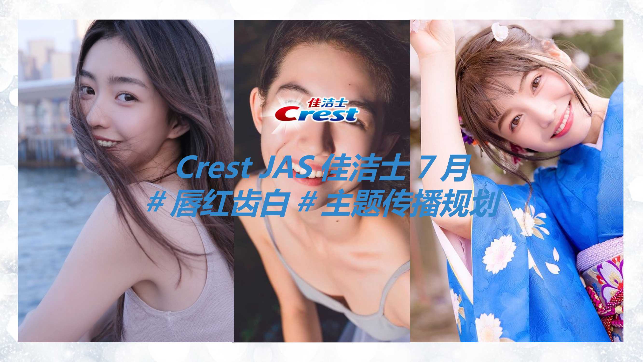 佳洁士社交媒体营销传播方案参考