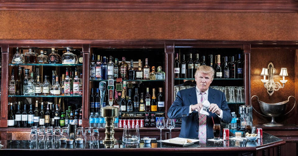 自恋狂：特朗普老总统的酒庄和酒吧都非同一般