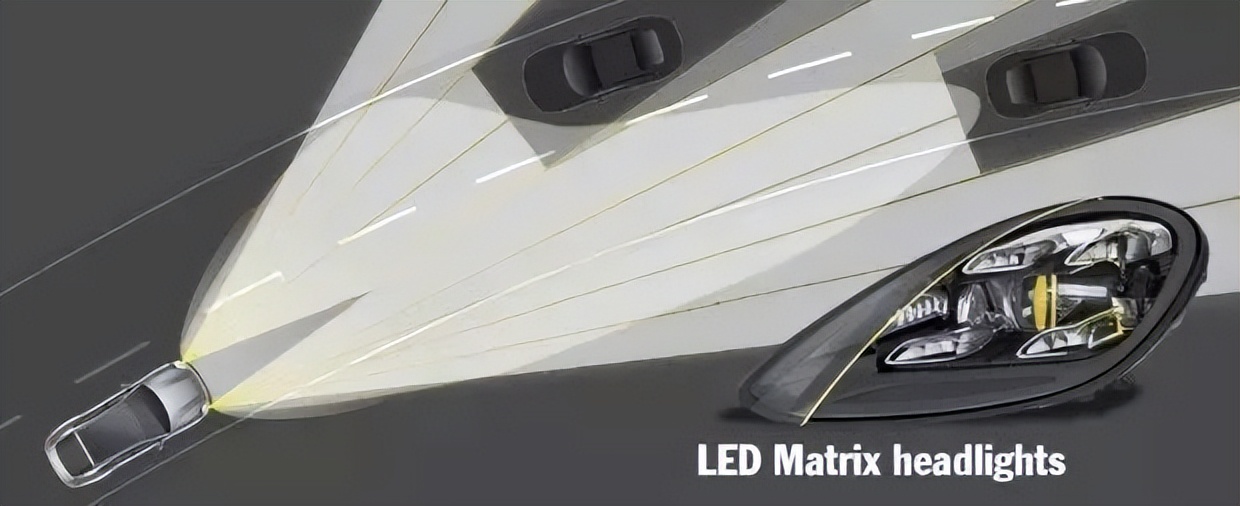 改装案例~保时捷激活矩阵式大灯，提升夜间驾驶体验