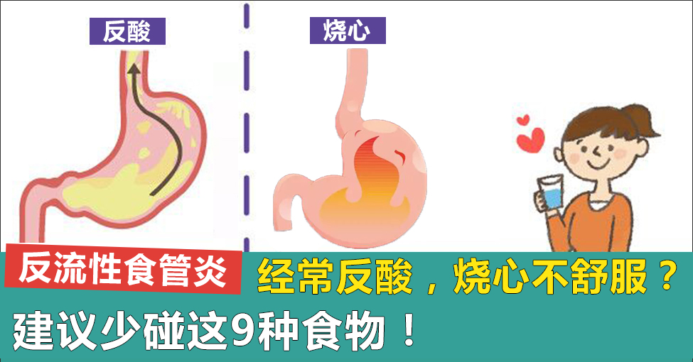 反流性食管炎经常反酸、烧心不舒服？建议少碰这9种食物