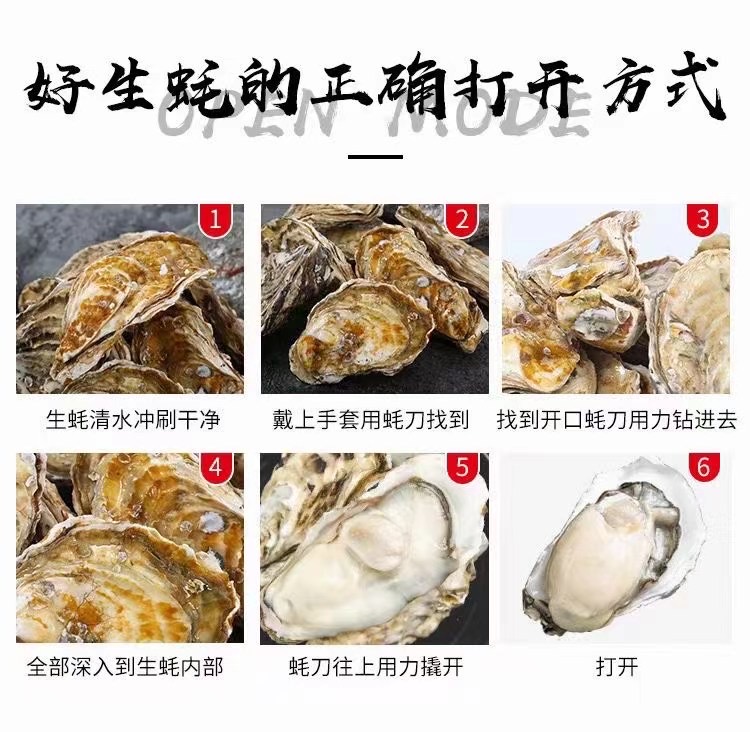 生蚝怎么打开最方便海蛎子怎么吃好吃又简单