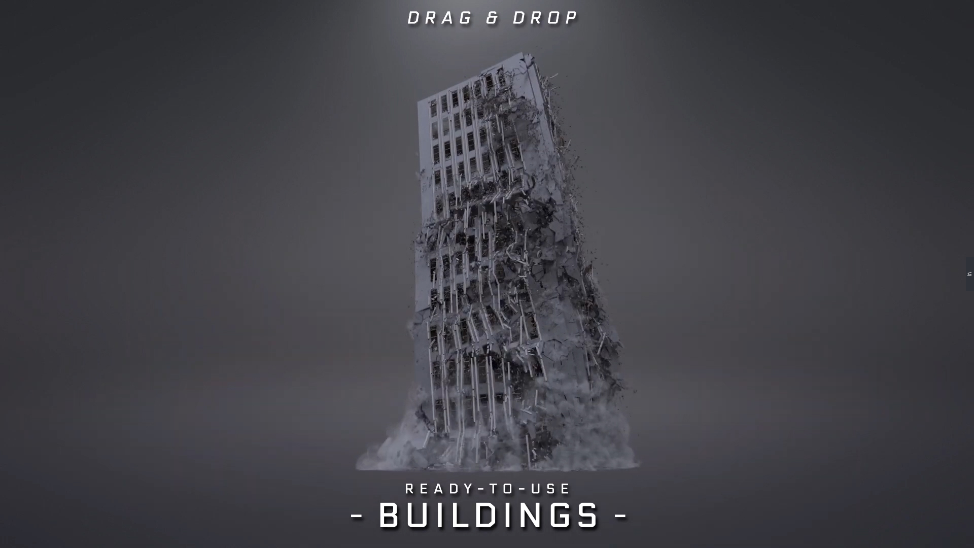 史诗级影视特效合成包90G下载，碎裂、坍塌、灾难、摧毁