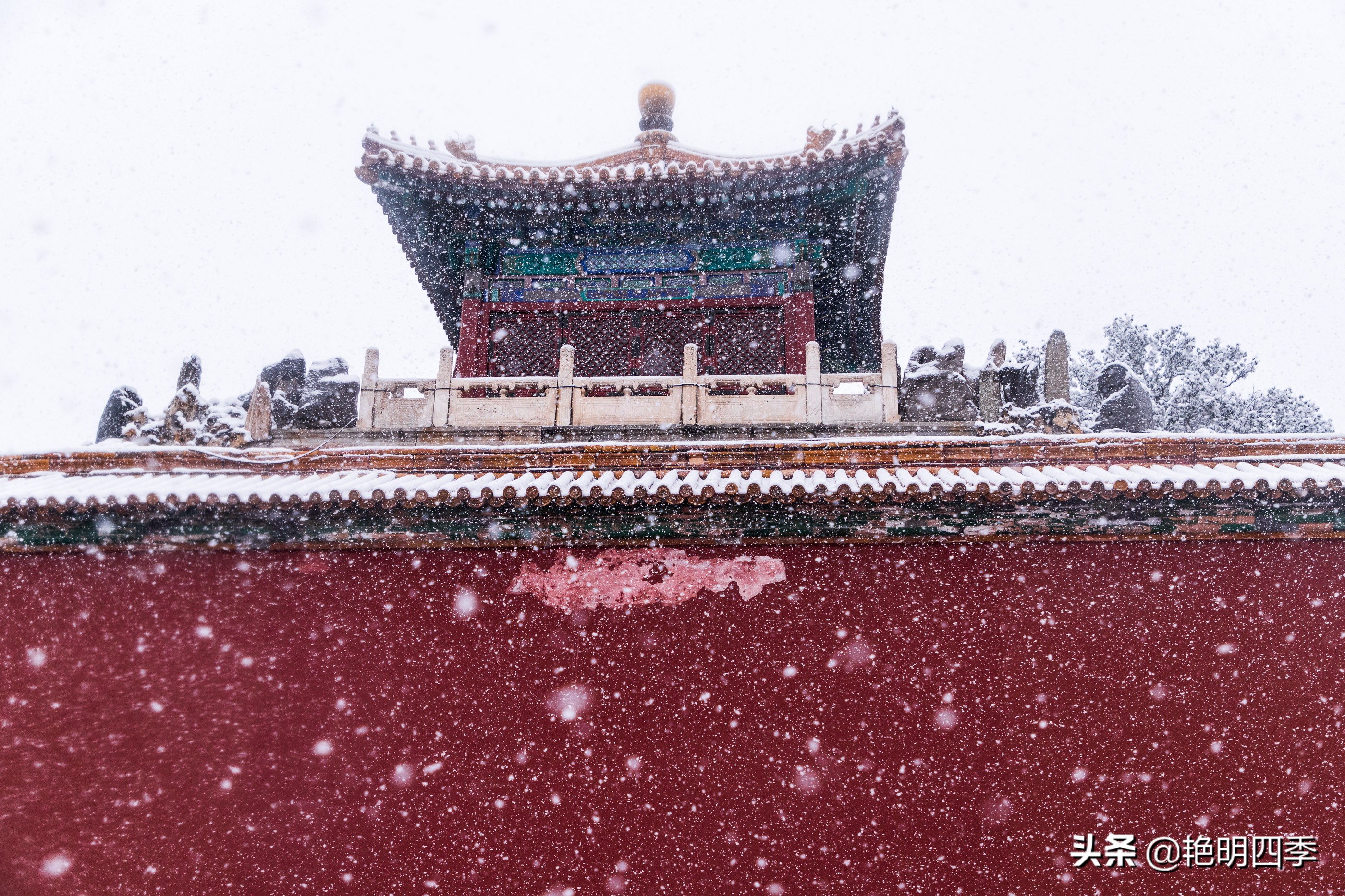 春天里，在紫禁城看一场大雪，与冬天做一个郑重的告别