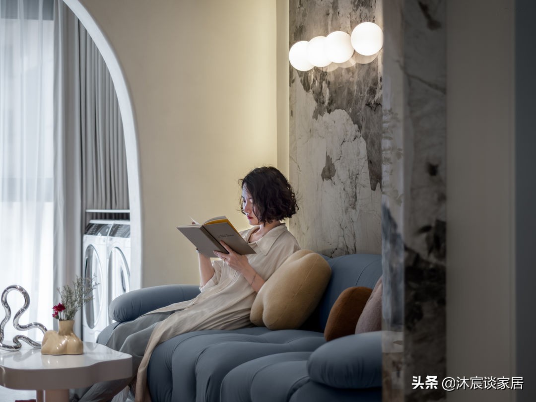 二次装修，她选择奶油色系，室内简约高级，享受温柔甜蜜的生活