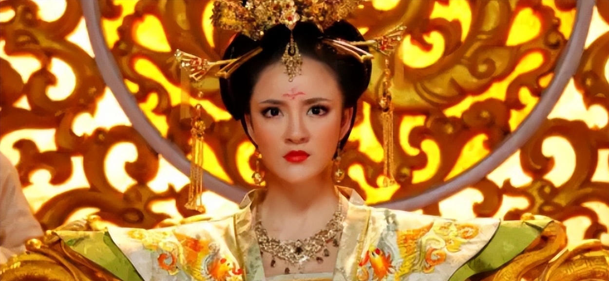 更让人接受不了的就是武则天中的经典桥段,去感业寺的那一幕的时候.