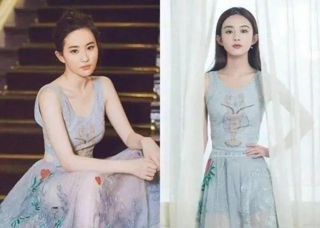 且看女星的撞衫造型，究竟是百花齐放，还是有人“东施效颦”呢？