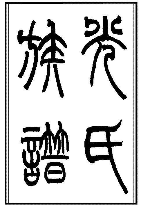 《桐城光氏族谱》(清朝同治十三年版)纂修记