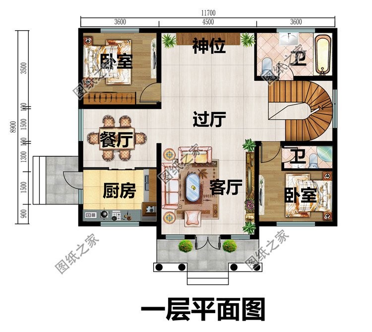 欧式双层别墅设计图，大气又内敛，量身定制的好房型