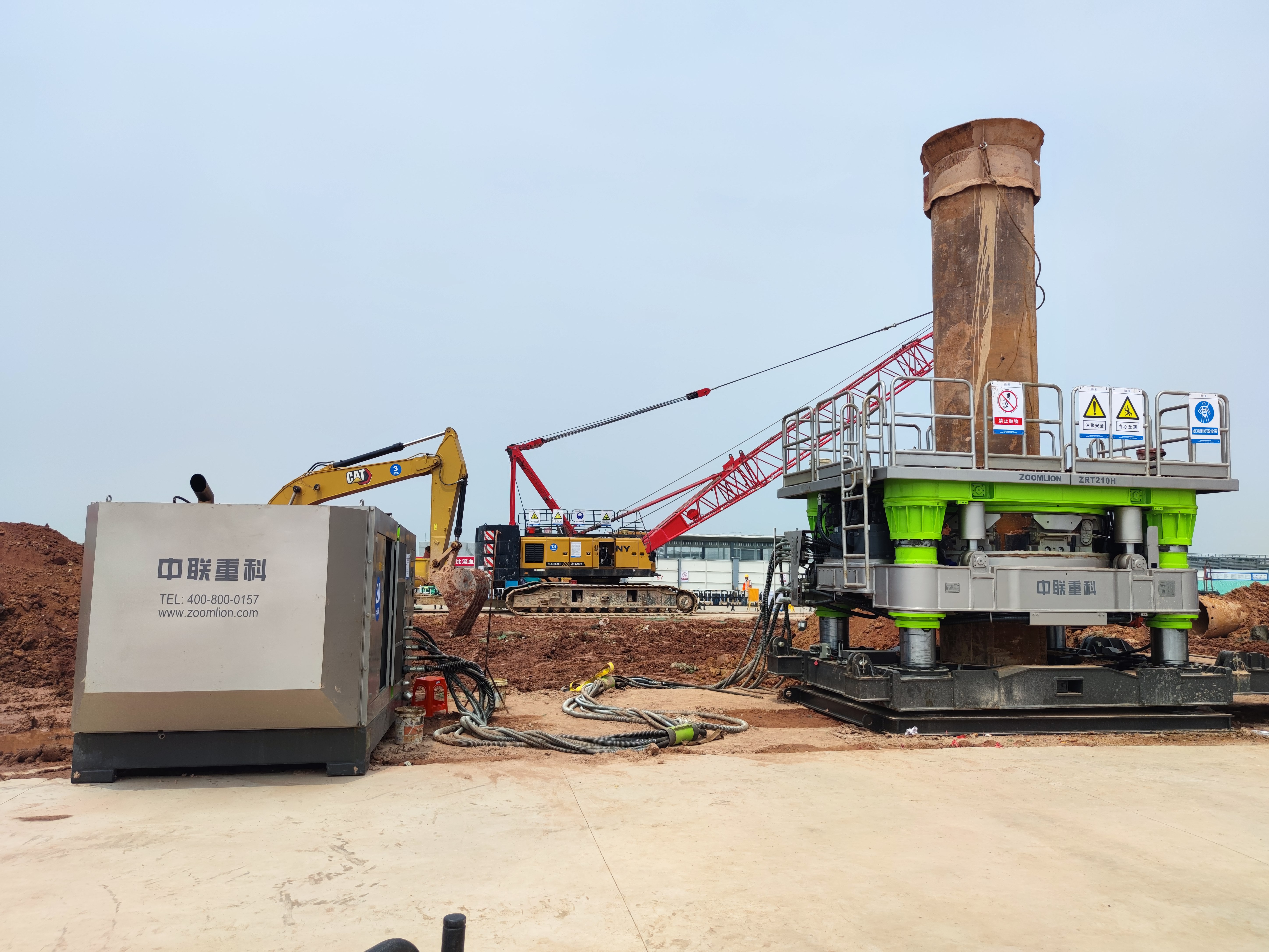 “钻”业技能强大！南宫·NG28重科全回转钻机助建宝安国际机场T4枢纽站