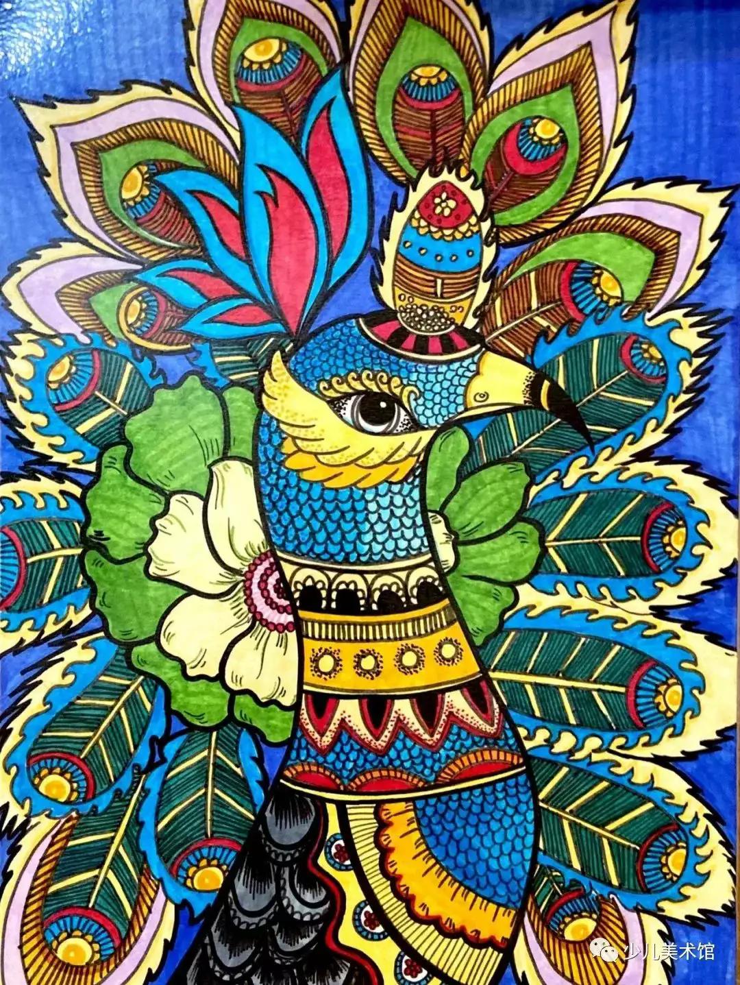 创意美术—太美了！超好看的40幅创意儿童画，张张精品，经典收藏