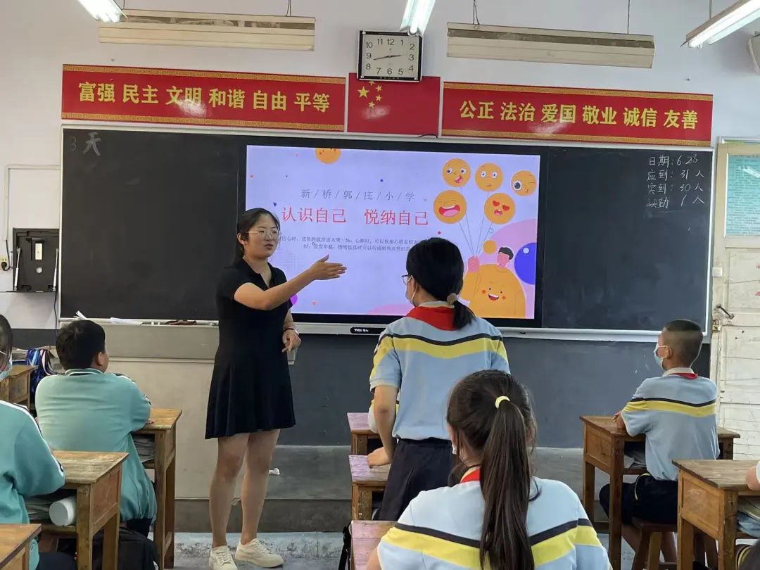 新桥郭庄小学举行六年级心理健康培训活动(图2)