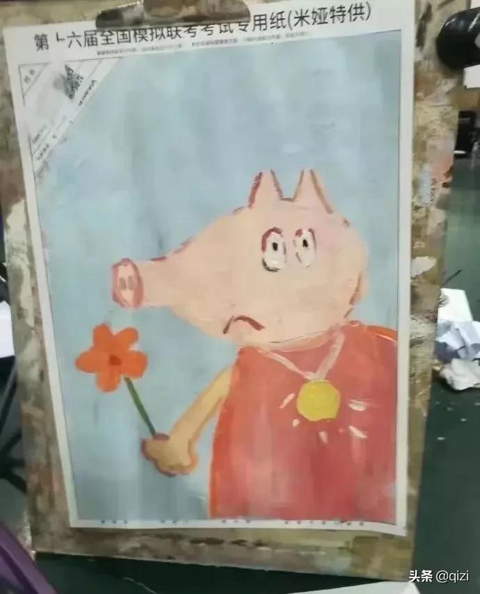 能把美术老师气死的试卷，一个比一个高能