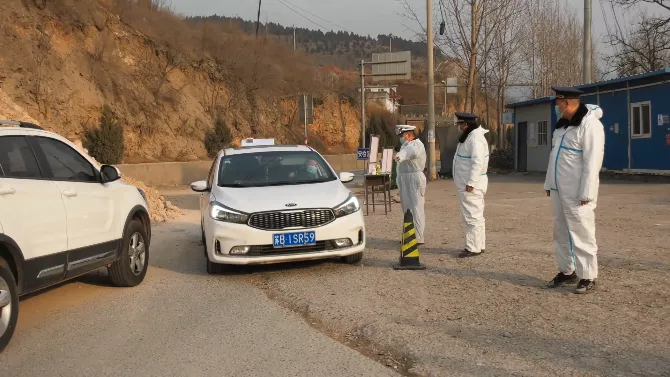 涉县合漳乡：织密疫情防控网 守好涉县南大门