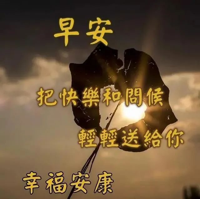 朋友圈早上好祝福语 早上好问候语及关心话 问候是一种甜蜜的牵挂图片