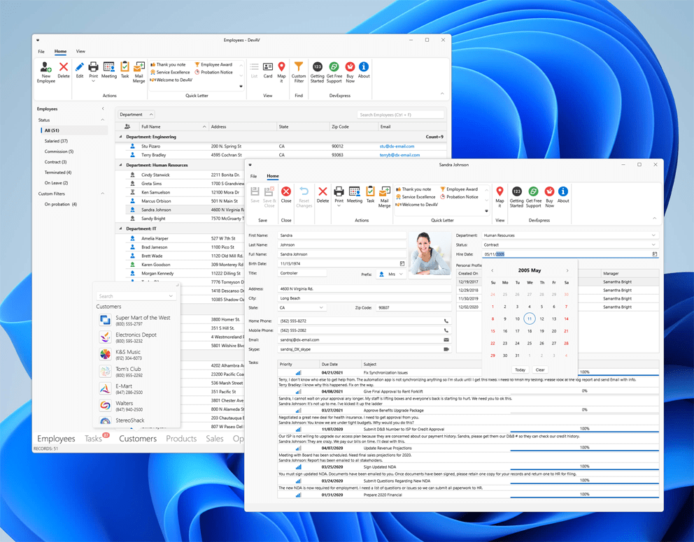 界面组件DevExpress WPF v22.1 - 全新的Windows 11明亮主题发布