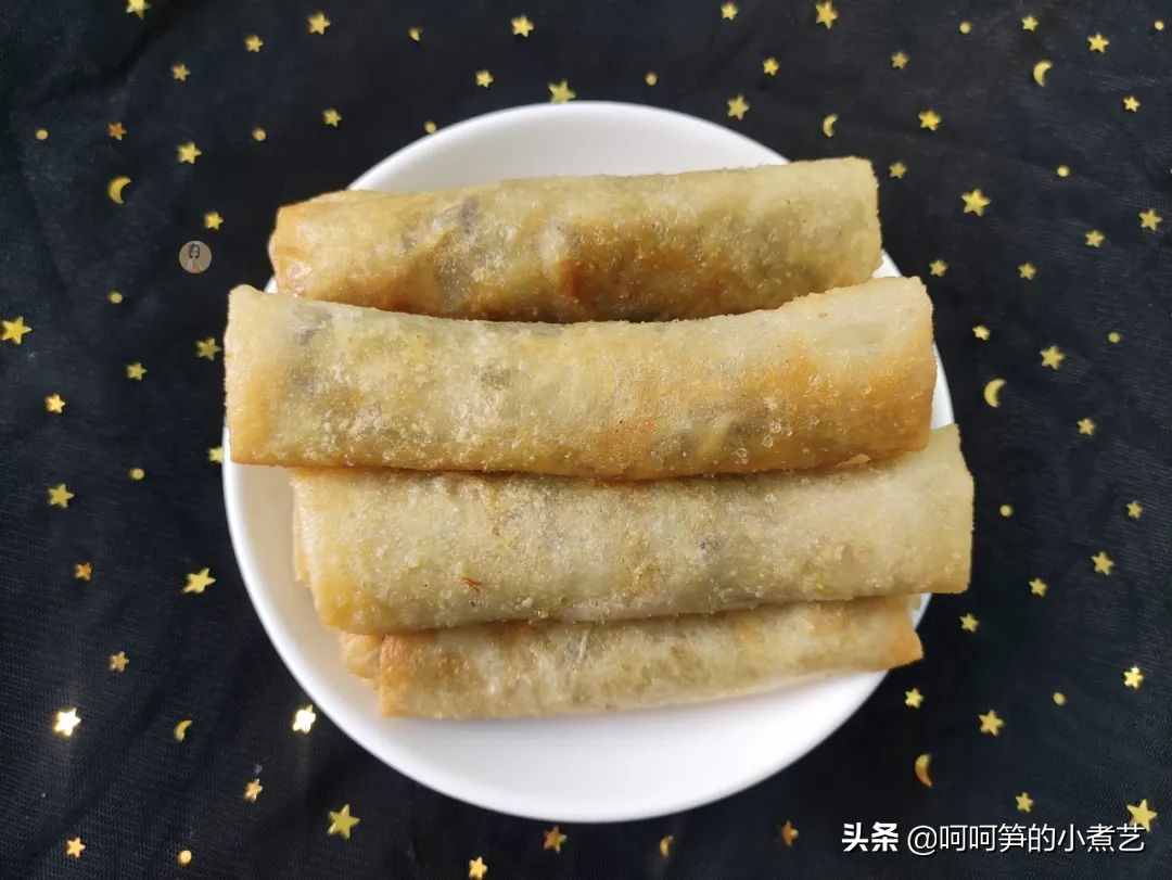 炸春卷的做法（新年美食油炸春卷的家常做法）