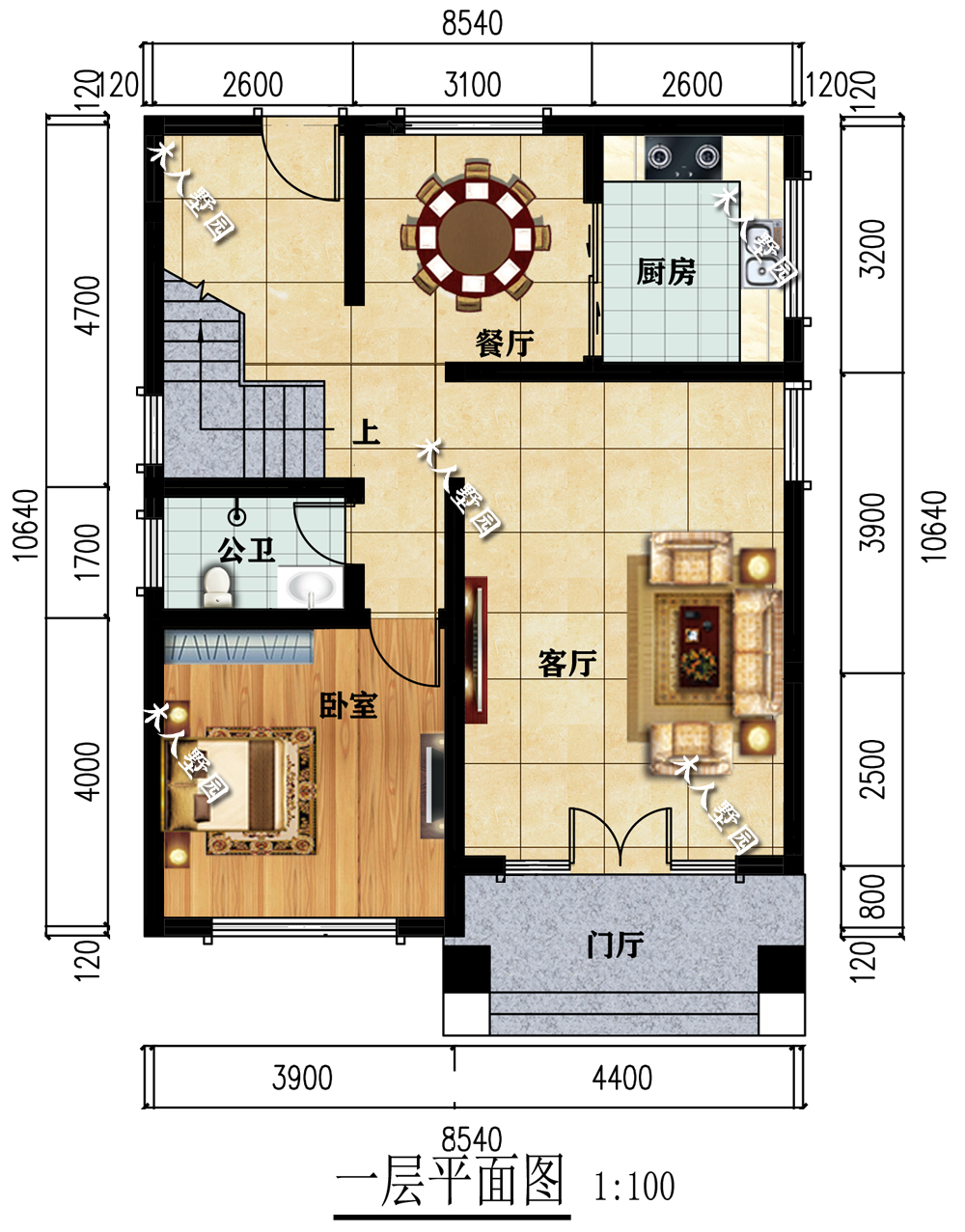一百二十平方的房子设计图片(农村建房只能120平米不要怕) - 赤虎壹号