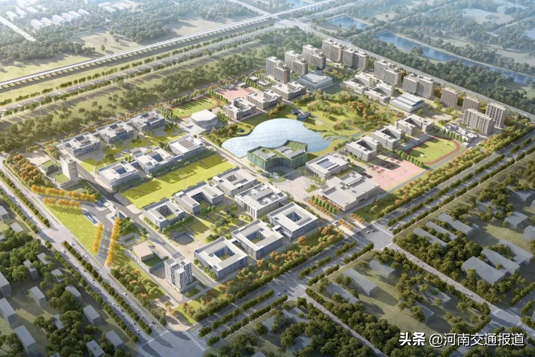36亿！航空港这所大学校区建设如火如荼