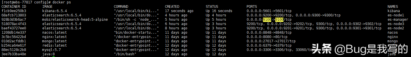 Docker基础(搭建elasticsearch、kibana)