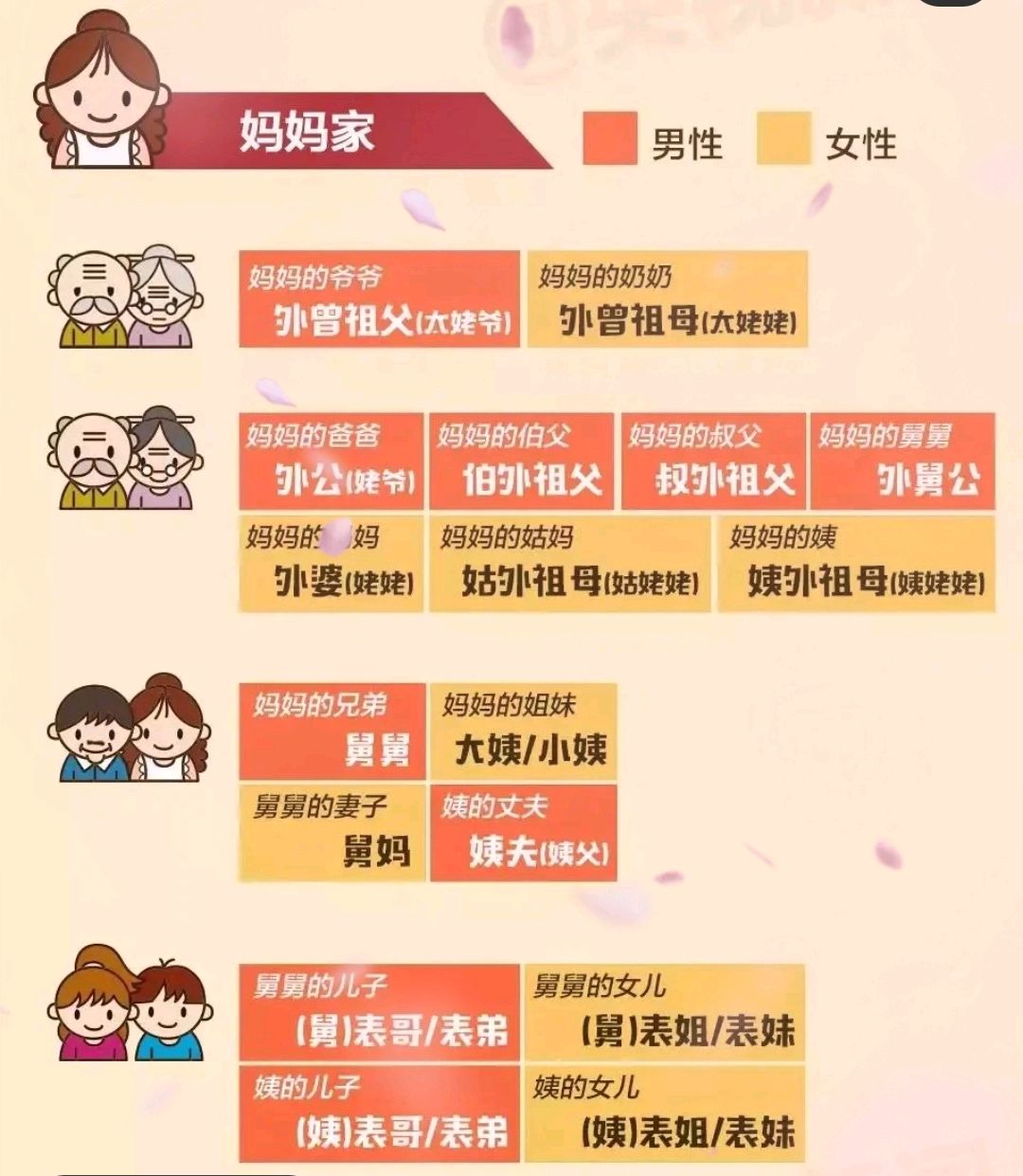 收好这份亲戚称呼攻略亲戚们的称呼