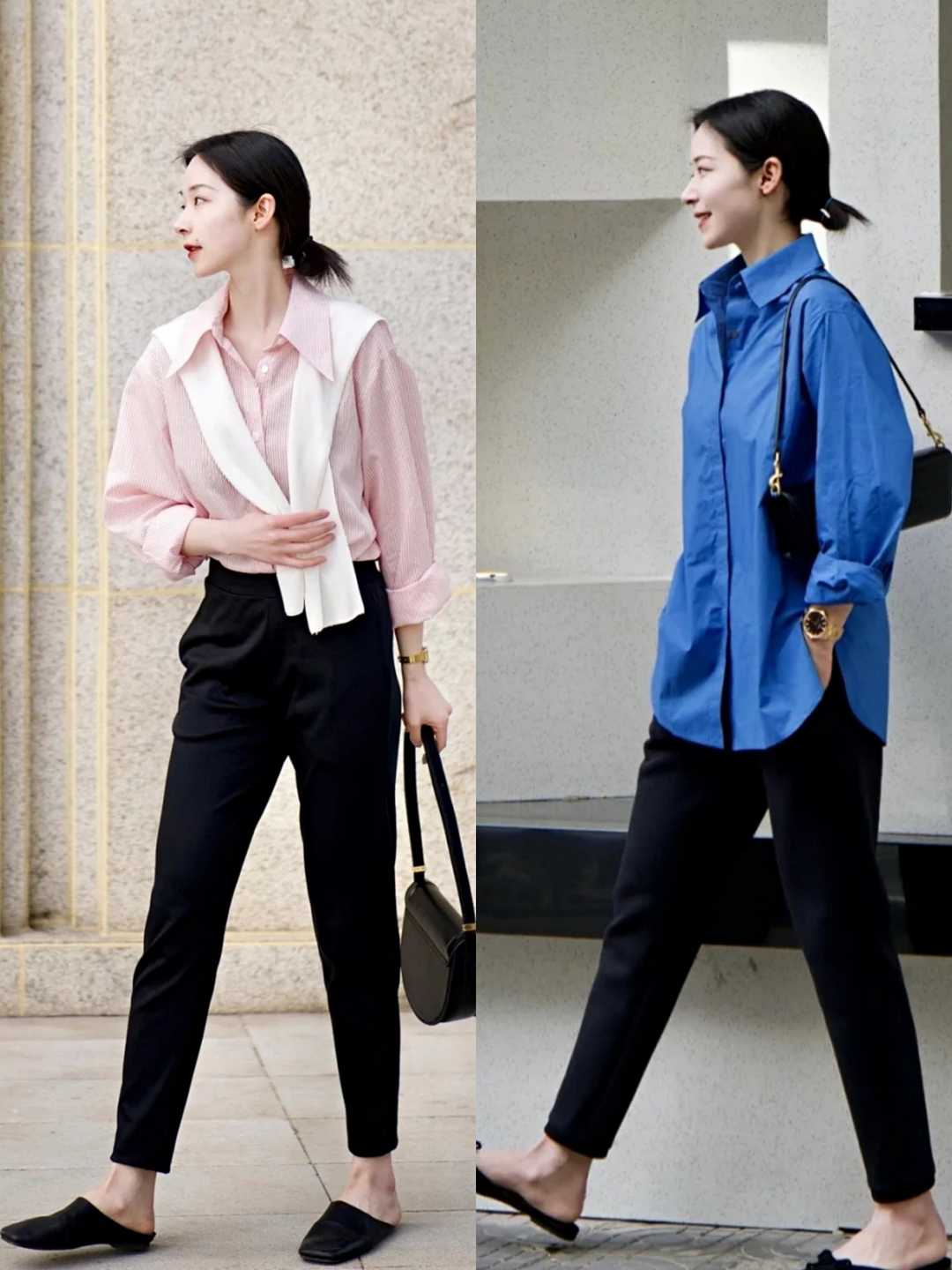衬衫搭配什么裤子好看(图文赏析关于衬衫的3套穿搭)