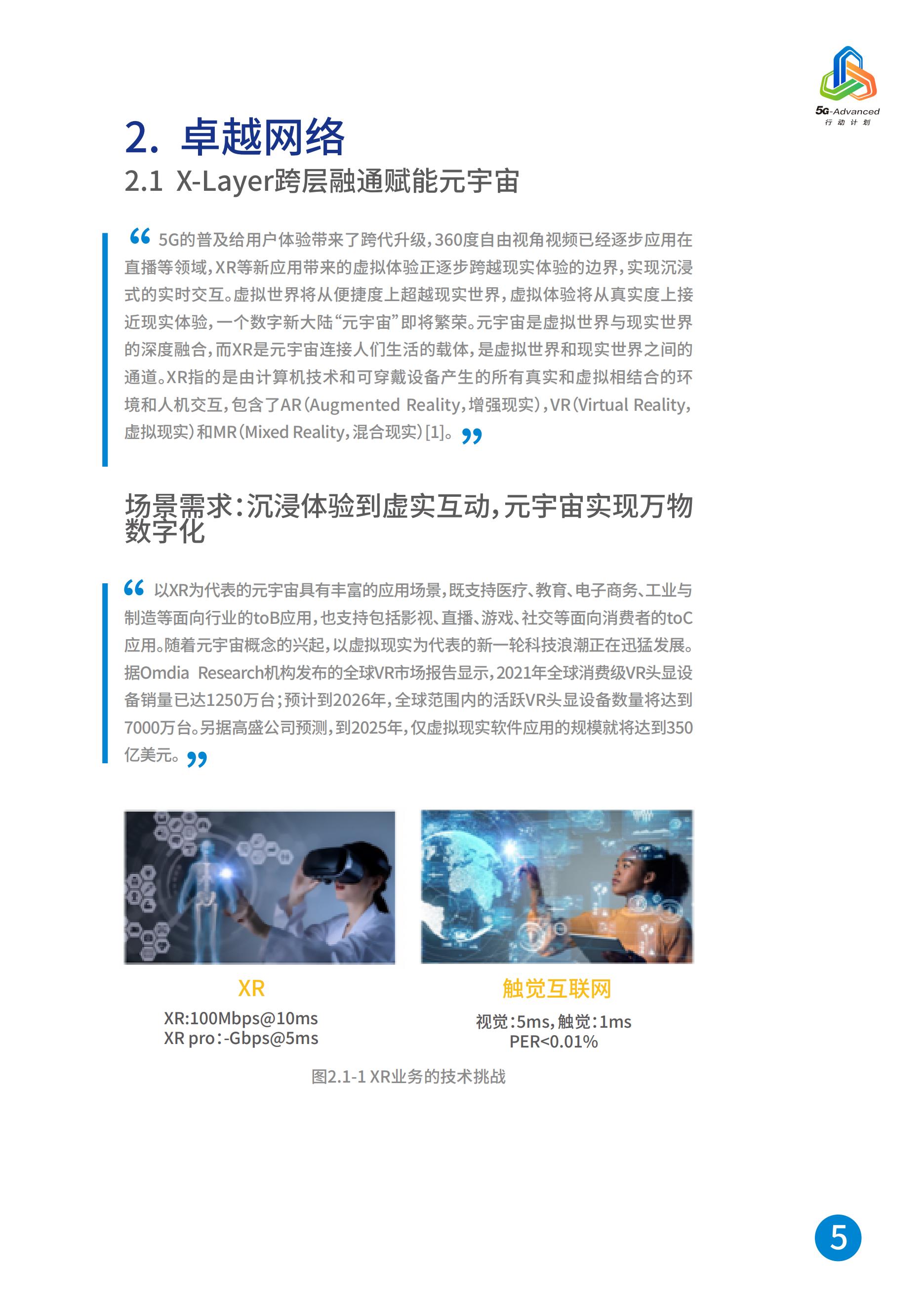 中国移动5G-Advanced新能力与产业发展白皮书，完整版49页