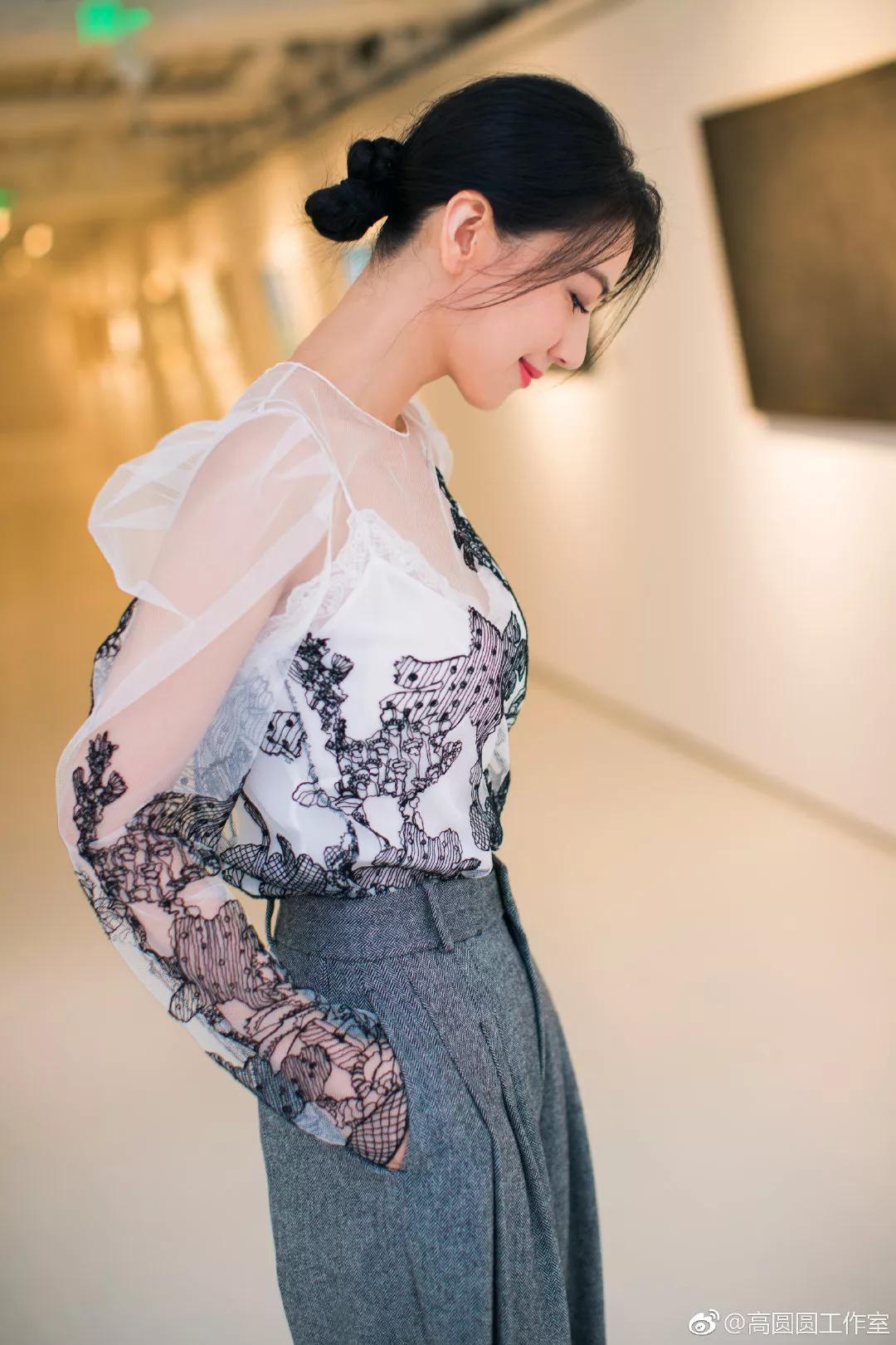 气质脱俗 美丽佳人高圆圆