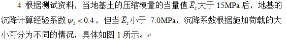 天然地基上基础变形计算的误差分析