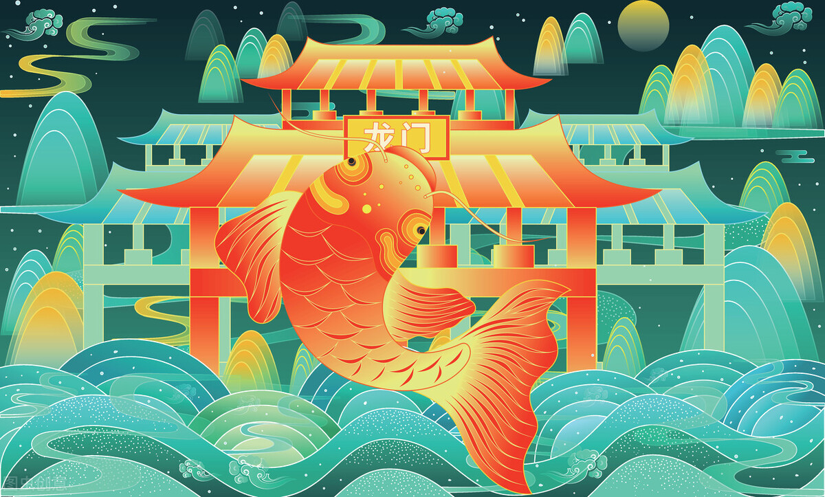 十首鱼儿及鲤鱼的诗词,活泼可爱,以"鲤鱼跃龙门"鼓舞我们上进