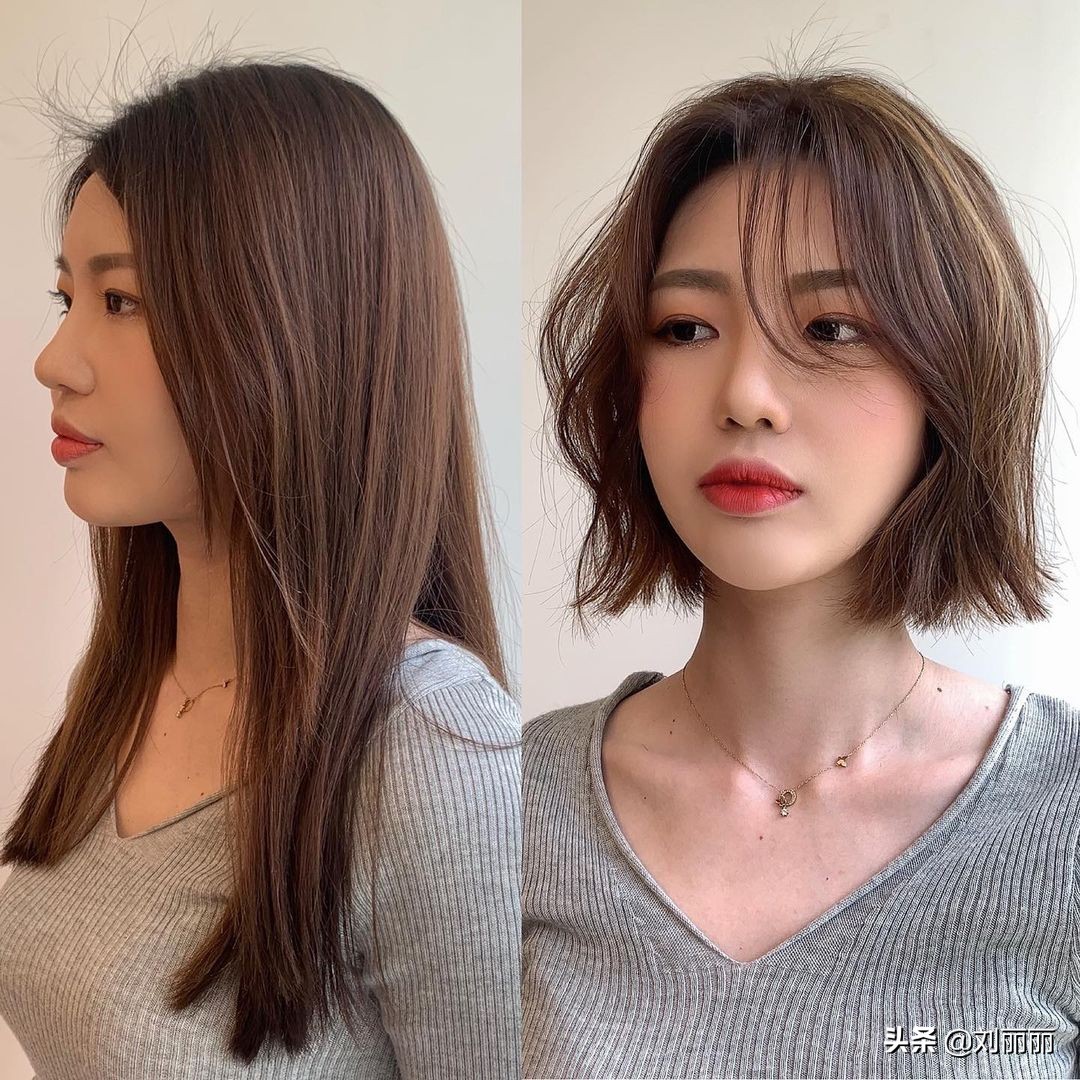 2022发型这样剪,变化就是不一样,像整容像换脸