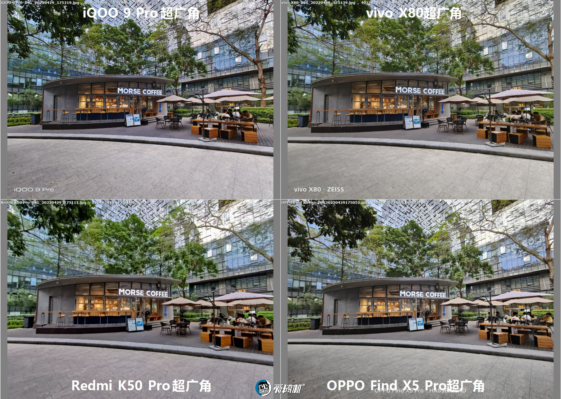 发哥翻身，vivo X80、K50 Pro、Find X5 Pro、iQOO 9 Pro拍照对比
