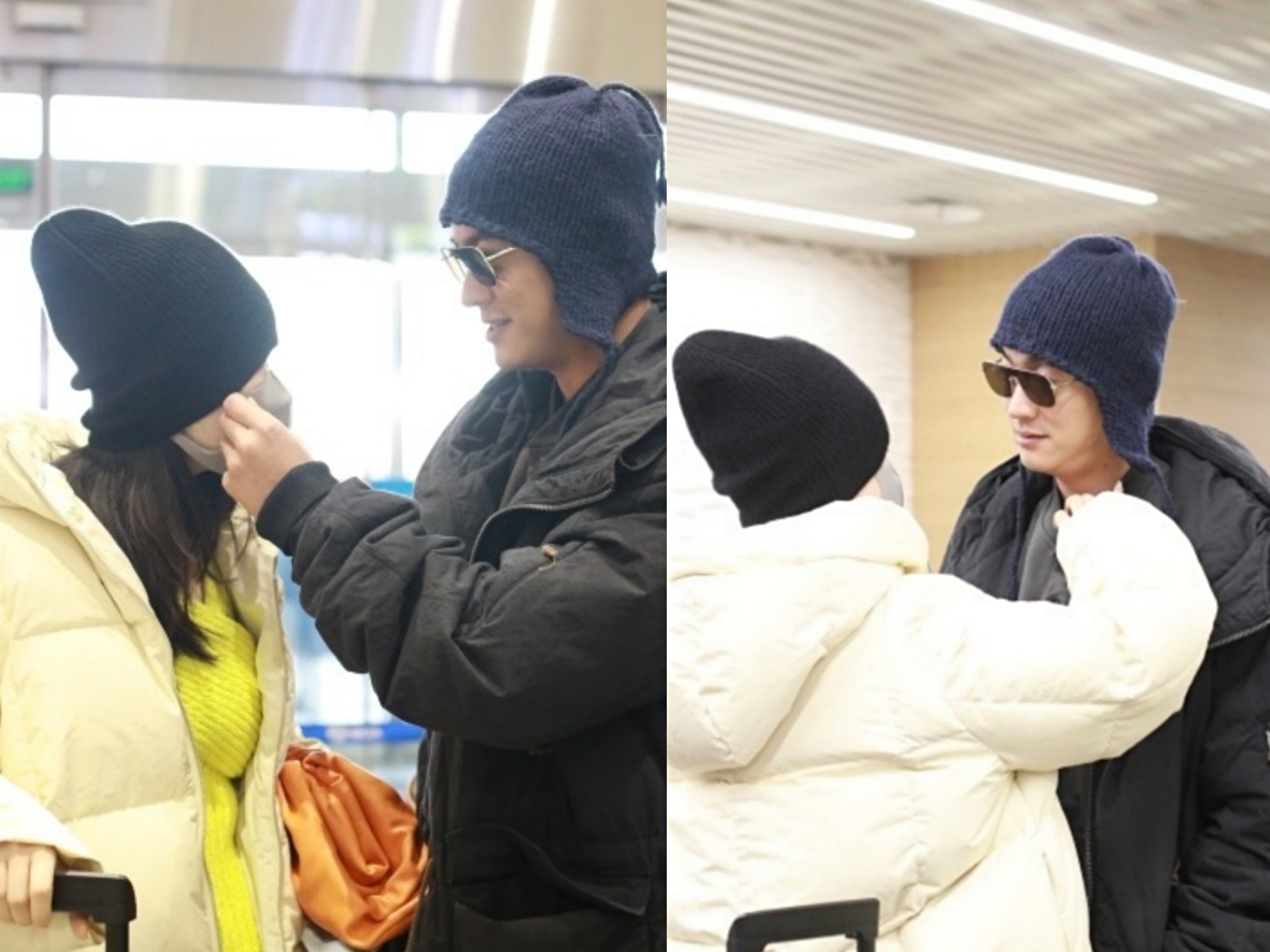 杜江携妻聚餐到凌晨，为霍思燕开车门像保镖，婚后9年依然绅士