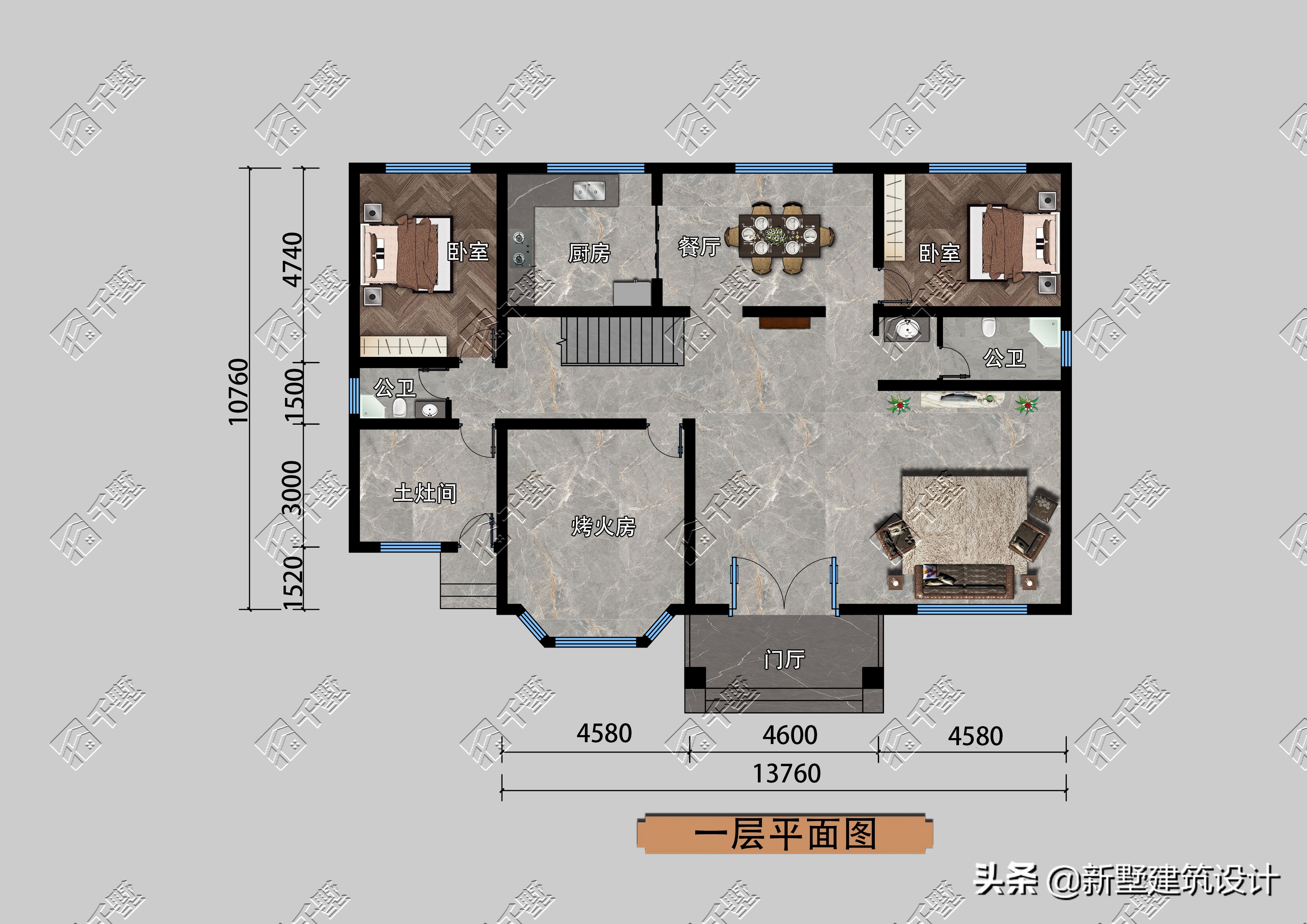 十款农村自建房带土灶间，带车库，储物间，来看看你到底喜欢哪款
