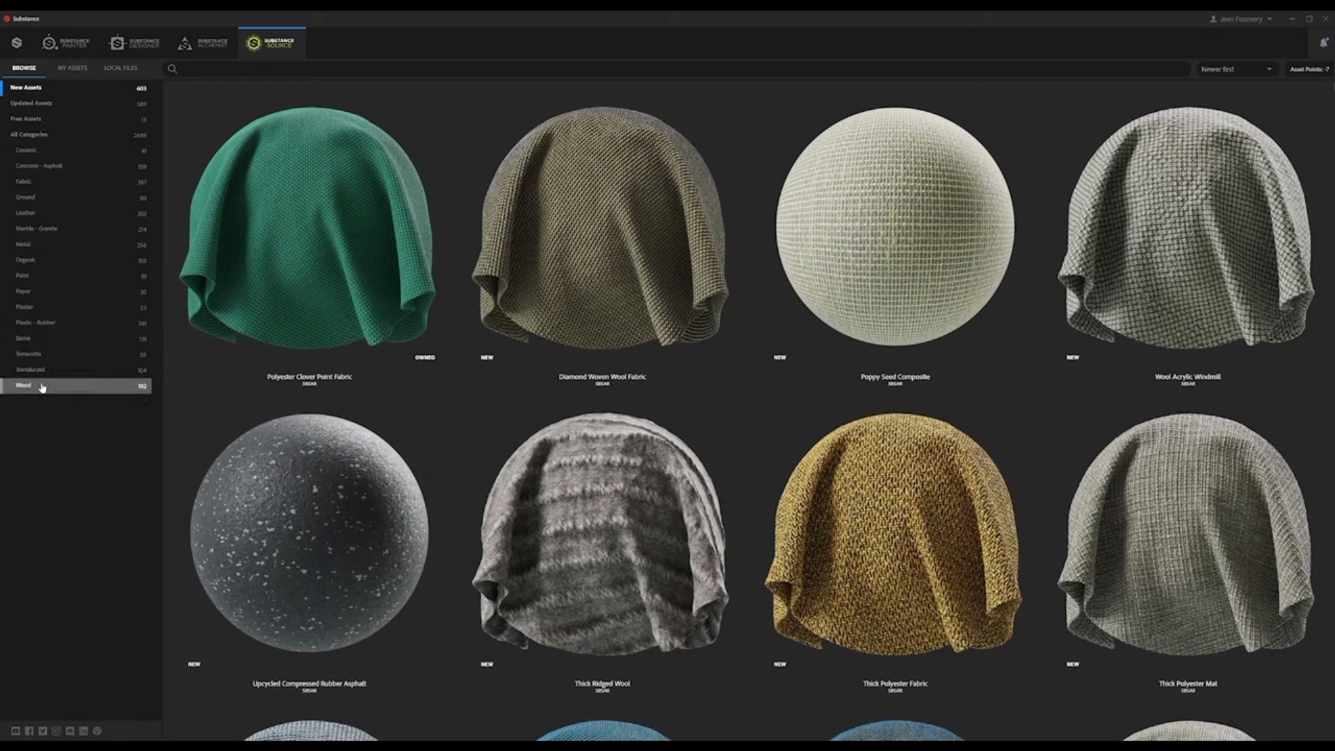 最全Substance painter智能材质库下载，超大容量的200G