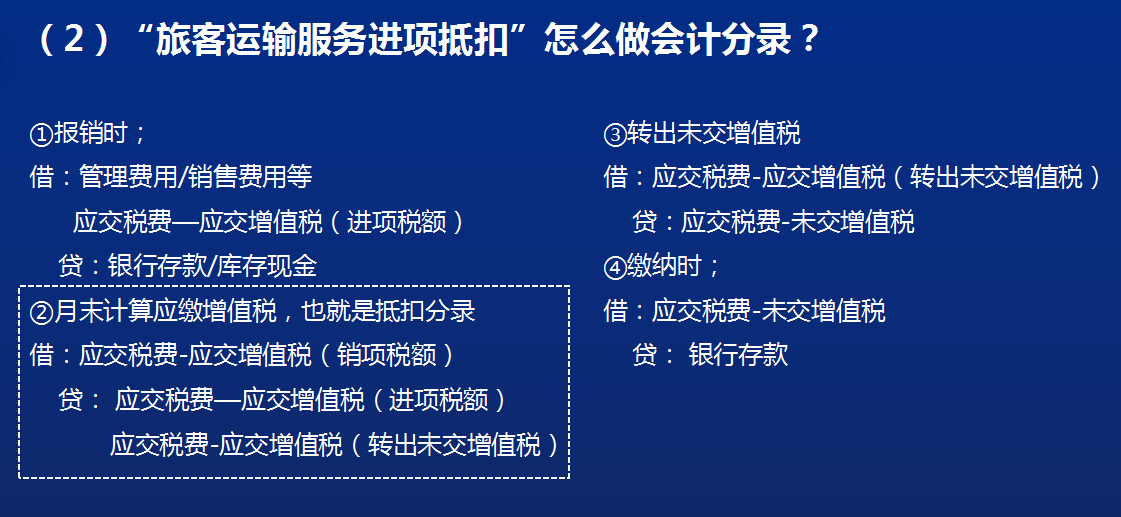 水路客票2,旅客运输服务进项抵扣的账务处理3,纳税申报案例-旅客运输