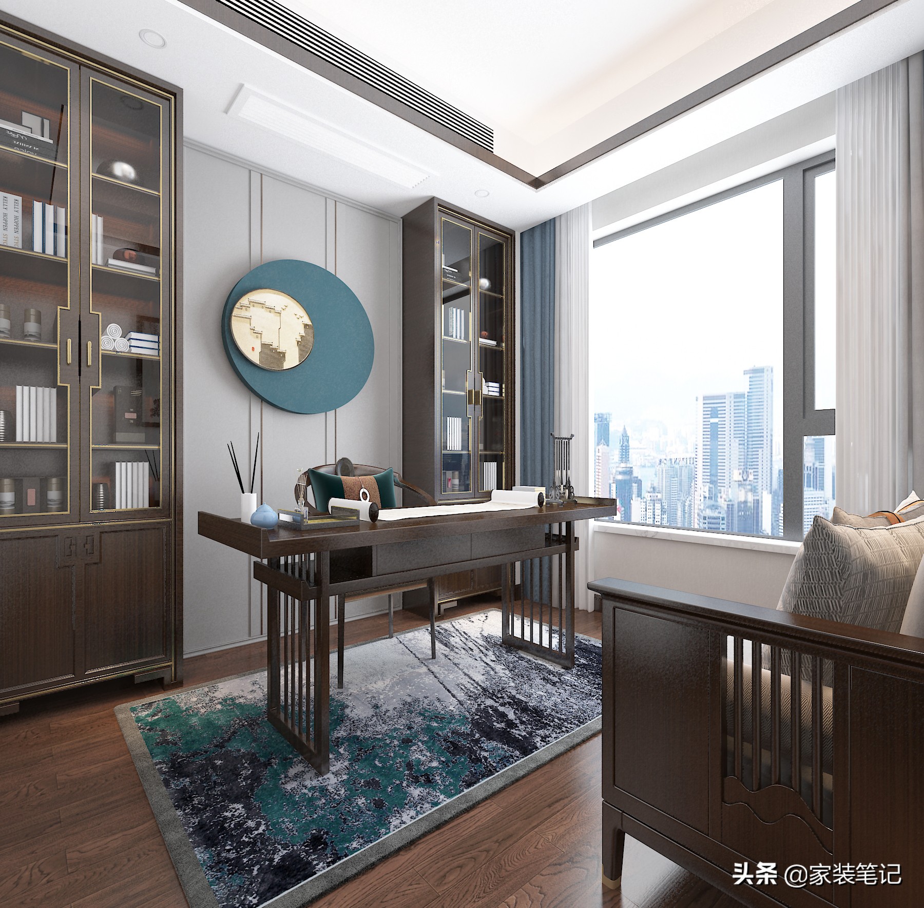 都说小户型不能装新中式，看了这套福州建发的房子装修，真的爱了