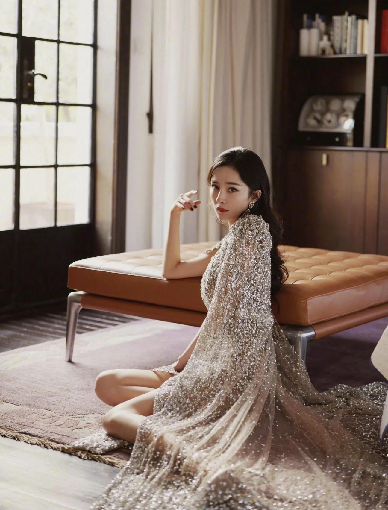 杨幂，礼服裙美照，精致之作