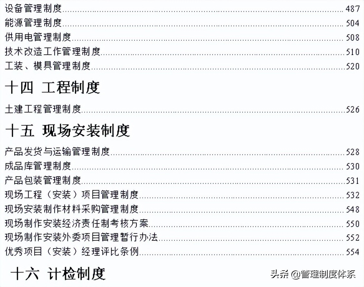 企业管理制度汇编（597页）