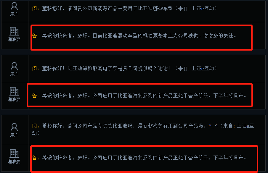 湘油泵：麒麟电池热管理+激光雷达电机，调整充分，是潜力黑马吗